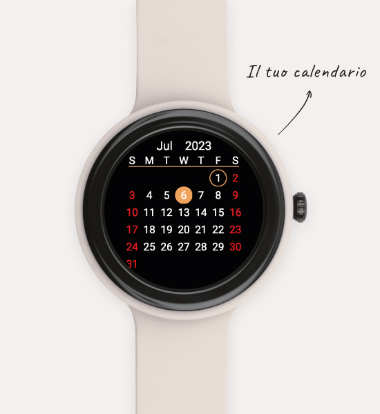 calendario - Hip Hop Watches - Orologi in Silicone