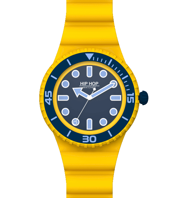 ESP DEF blugiallo - Hip Hop Watches - Orologi in Silicone ESP DEF blugiallo - Hip Hop Watches - Orologi in Silicone