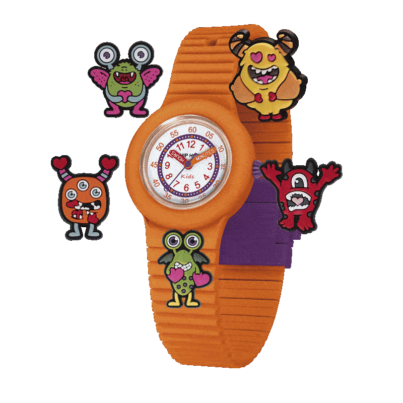 Pintastic arancio - Hip Hop Watches - Orologi in Silicone Pintastic arancio - Hip Hop Watches - Orologi in Silicone