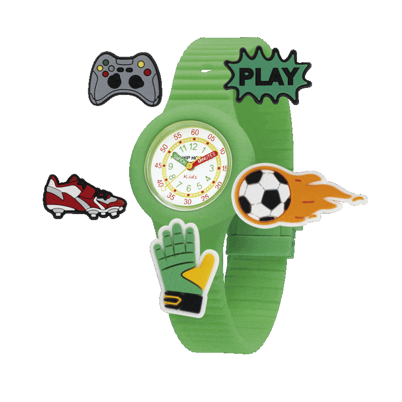 08 goal verde optimized - Hip Hop Watches - Orologi in Silicone